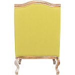 Кресло из натурального бука бежевое с изображением птиц и цветов Beige Green Chinoiserie Garden Armchair варинант исполнения - 2 | Loft Concept в Тюмени