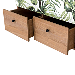 Шкаф с принтом Floral notes варинант исполнения - 3 | Loft Concept в Тюмени