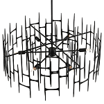 Люстра черная остроконечной формы Black Satin варинант исполнения - 3 | Loft Concept в Тюмени