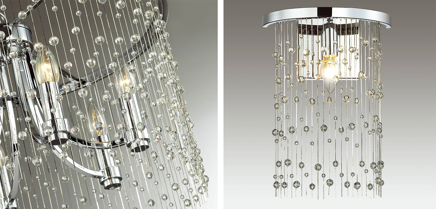 Бра Hailstorm Rain Wall lamp chrome Бра Hailstorm Rain Wall lamp chrome - Loft-Concept в Тюмени
