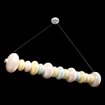 Подвесной светильник светодиодный горизонтальный в виде ожерелья из пастельных сфер Pastel Lunaria Horizon  варинант исполнения - 3 | Loft Concept в Тюмени