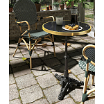 Кресло плетеное из ротанга Ronald Black White Rattan Chair варинант исполнения - 9 | Loft Concept в Тюмени