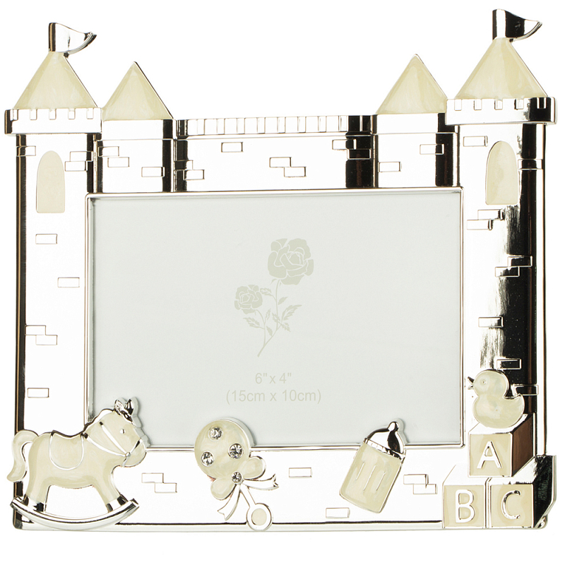 Фоторамка детская Childhood Corner Lock Серебряный Фоторамка детская Childhood Corner Lock Серебряный в Тюмени | Loft Concept