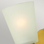 Бра с белым матовым стеклянным плафоном и тремя декоративными шарами Hinkley варинант исполнения - 9 | Loft Concept в Тюмени