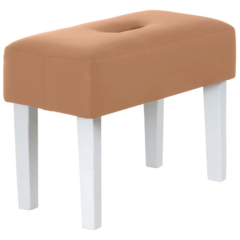 Мягкий пуф на белых ножках Winton Pouf Мульти Мягкий пуф на белых ножках Winton Pouf Мульти в Тюмени | Loft Concept