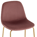 Барный стул на золотистых ножках VENDRAMIN Pink варинант исполнения - 6 | Loft Concept в Тюмени