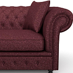 Мебельная ткань Шенилл бордовый цвет 138 см T4-38 варинант исполнения - 8 | Loft Concept в Тюмени