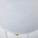 Кофейный столик с белой мраморной столешницей Clipper варинант исполнения - 2 | Loft Concept в Тюмени