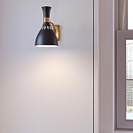 Бра с плафоном в форме песочных часов с узкими перфорированными отверстиями Feiss варинант исполнения - 7 | Loft Concept в Тюмени