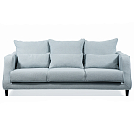 Диван Seldon с мягкими подушками голубое букле варинант исполнения - 7 | Loft Concept в Тюмени