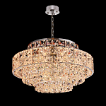 Люстра хрустальная в неоклассическом стиле на серебристом каркасе Majesty варинант исполнения - 4 | Loft Concept в Тюмени