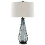 Настольная лампа с фактурным стеклянным основанием Glass Vertical варинант исполнения - 2 | Loft Concept в Тюмени