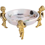 Блюдо фарфоровое Трио ангелов Joy варинант исполнения - 1 | Loft Concept в Тюмени