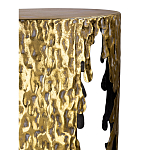 Столик дизайнерский Copper streaks варинант исполнения - 2 | Loft Concept в Тюмени