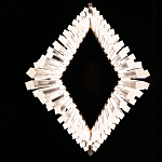 Люстра золотого цвета в форме галочки с каскадом длинных прозрачных трубок Eurofase варинант исполнения - 12 | Loft Concept в Тюмени