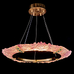 Люстра в форме кольца розовая Warm Pink Light варинант исполнения - 3 | Loft Concept в Тюмени