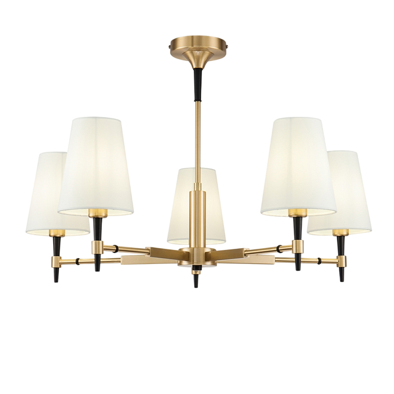 Потолочный светильник Zaragoza Е14 Латунь Белый Черный в Тюмени | Loft Concept 