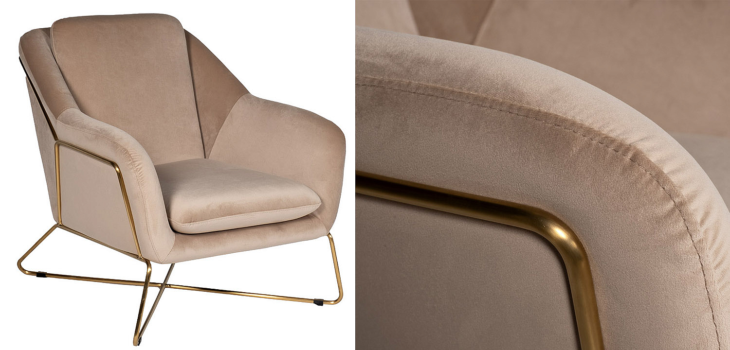 Кресло Umbra Armchair beige Кресло Umbra Armchair beige - Loft-Concept в Тюмени