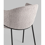 Стул Brace букле серый варинант исполнения - 3 | Loft Concept в Тюмени