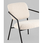 Кресло лаунж Rooney букле белый варинант исполнения - 4 | Loft Concept в Тюмени