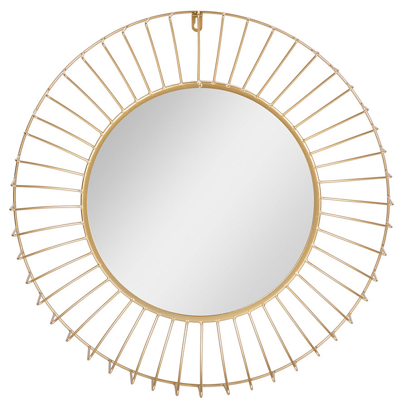 Зеркало круглое настенное в металлической оправе Modern Mirror Space Золотой Зеркало круглое настенное в металлической оправе Modern Mirror Space Золотой в Тюмени | Loft Concept