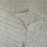 Панно из шерсти и хлопка с узором Beige Calista Serene варинант исполнения - 8 | Loft Concept в Тюмени