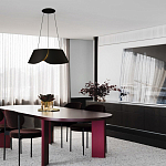 Подвесной светильник круглый с контрастной внутренней отделкой Assol Сup варинант исполнения - 6 | Loft Concept в Тюмени