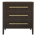 Комод Primo с 3 выдвижными ящиками Темный орех варинант исполнения - 7 | Loft Concept в Тюмени