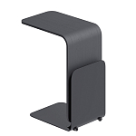 Stolik 90 Журнальный столик из шпона ясеня с чёрной эмалью варинант исполнения - 3 | Loft Concept в Тюмени