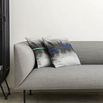 Чехол на подушку хлопковый Blake Boundaries Blue варинант исполнения - 5 | Loft Concept в Тюмени