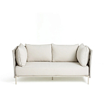 Диван садовый с плетеными ремешками и спинкой  Kleo варинант исполнения - 2 | Loft Concept в Тюмени