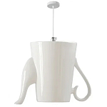 Подвесные светильники в виде белой посуды Flower Reversal варинант исполнения - 7 | Loft Concept в Тюмени