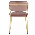 Стул Singer Chair без подлокотников Розовый Велюр варинант исполнения - 4 | Loft Concept в Тюмени