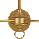 Бра настенное золотого цвета в форме подсвечника Graceful Smoothness варинант исполнения - 1 | Loft Concept в Тюмени