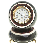 Часы настольные в виде шара из натурального камня Ball Stone Clock варинант исполнения - 7 | Loft Concept в Тюмени