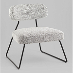 Кресло лаунж Kate букле серый варинант исполнения - 1 | Loft Concept в Тюмени