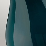 Настольная лампа с коническим дымчато-зелёным абажуром из искусственного шёлка Quintiesse варинант исполнения - 5 | Loft Concept в Тюмени