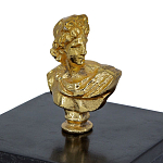 Мраморная шкатулка с бюстом из металла KELLY WEARSTLER варинант исполнения - 6 | Loft Concept в Тюмени