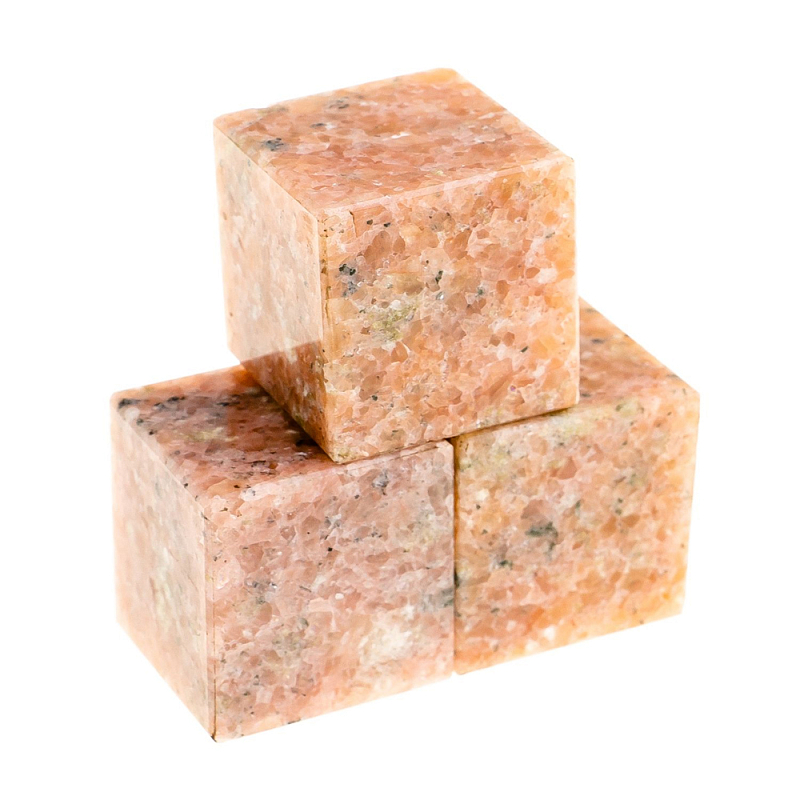 Камни для охлаждения виски из розового мрамора Natural Stone Cube Розовый Камни для охлаждения виски из розового мрамора Natural Stone Cube Розовый в Тюмени | Loft Concept