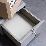 Консоль с зеркалом и  3-мя вращающимися ящиками Eloida варинант исполнения - 4 | Loft Concept в Тюмени