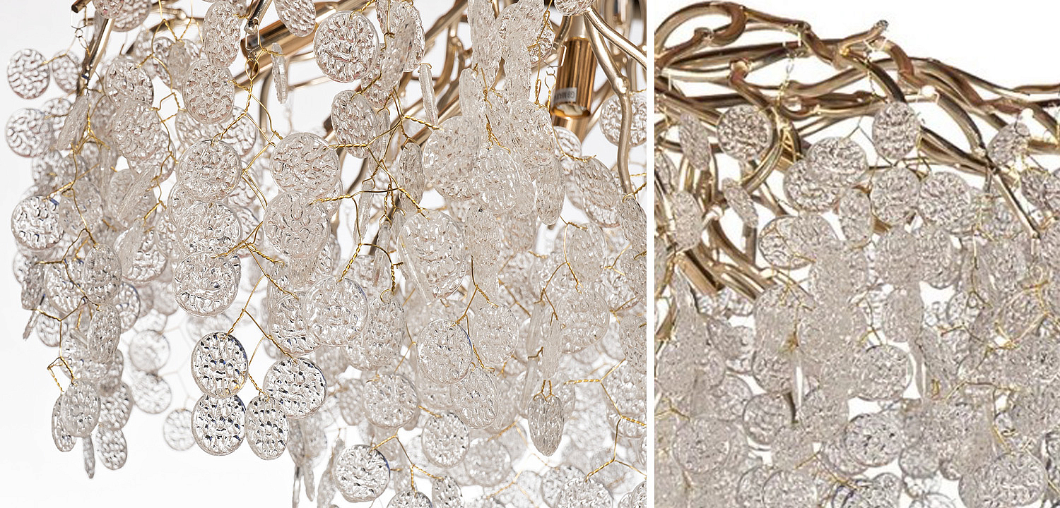 Потолочная люстра FAIRYTREE Champagne Chandelier 100 Потолочная люстра FAIRYTREE Champagne Chandelier 100 - Loft-Concept в Тюмени