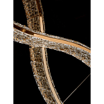 Люстра волнистой формы с фактурным хрустальным плафоном Light Delight варинант исполнения - 5 | Loft Concept в Тюмени