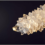 Люстра линейная светодиодная из необработанных кристаллов Mountain Comet варинант исполнения - 2 | Loft Concept в Тюмени