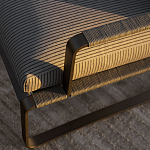 Дизайнерское уличное кресло на металлическом каркасе PHOENIX Armchair варинант исполнения - 10 | Loft Concept в Тюмени