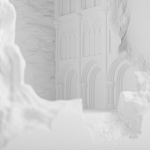 Встраиваемый в стену гипсовый светильник под покраску с эффектом разрушенной стены Antiquity Athena варинант исполнения - 6 | Loft Concept в Тюмени