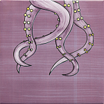 Плитка с узором Осьминог велосипедист варинант исполнения - 4 | Loft Concept в Тюмени