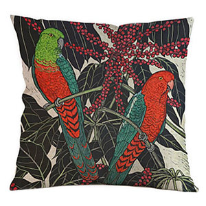 Декоративная подушка Tropical Parrots