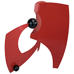 Декоративная статуэтка Abstract Figure Two Spheres Red Figurine варинант исполнения - 1 | Loft Concept в Тюмени