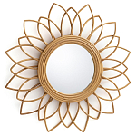 Зеркало из ротанга в форме цветка WICKER MIRROR 65  варинант исполнения - 1 | Loft Concept в Тюмени