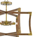 Подвесной светильник в форме фонаря коричневый Brown Eco Lantern варинант исполнения - 1 | Loft Concept в Тюмени